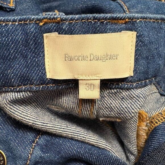 FAVORITE DAUGHTER The Fancy Mischa Wide Leg Denim Jean Pant Size 30 - Picture 6 of 9